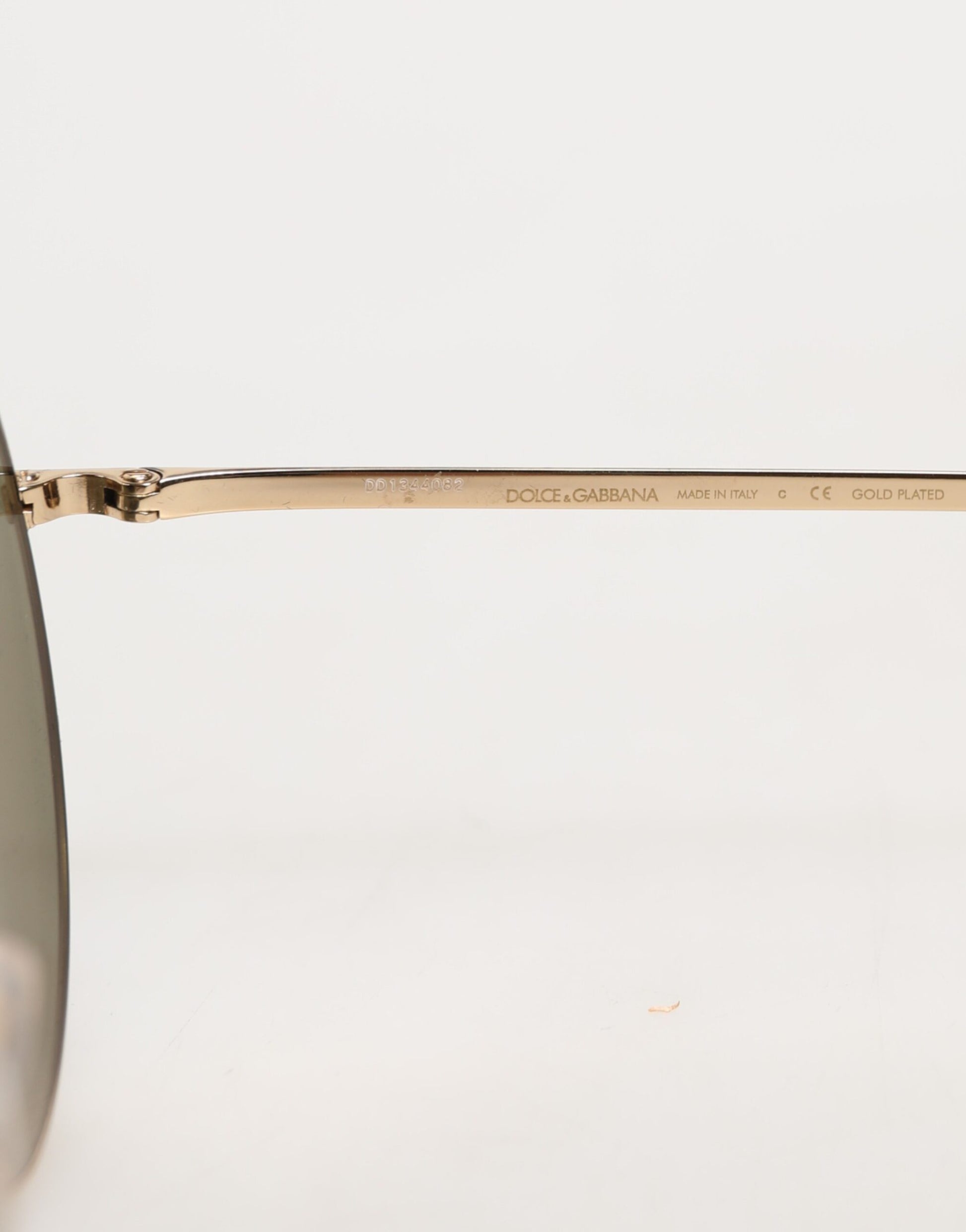 Dolce & Gabbana Gold Metal Round Shades - DG2215K Eyewear