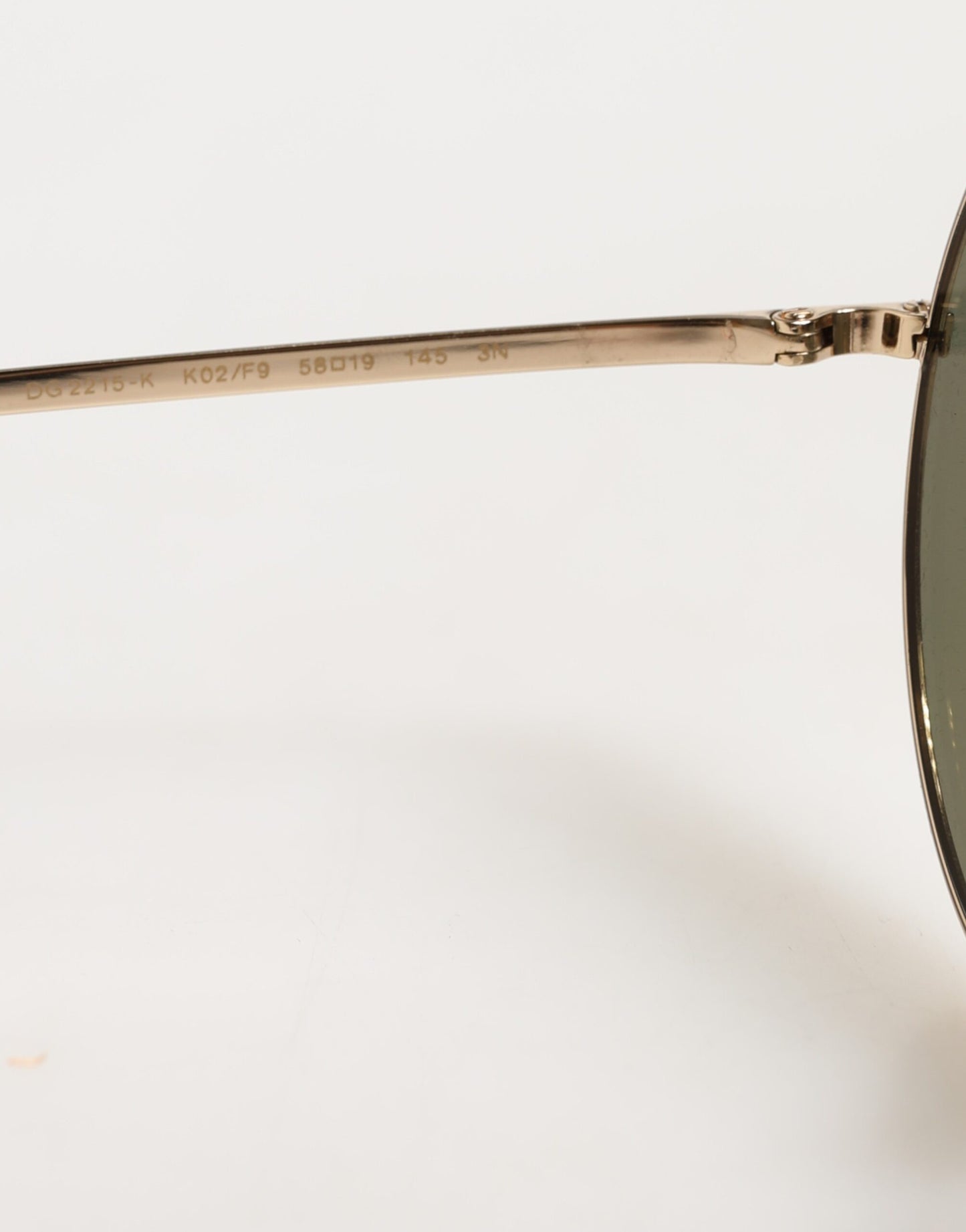 Dolce & Gabbana Gold Metal Round Shades - DG2215K Eyewear