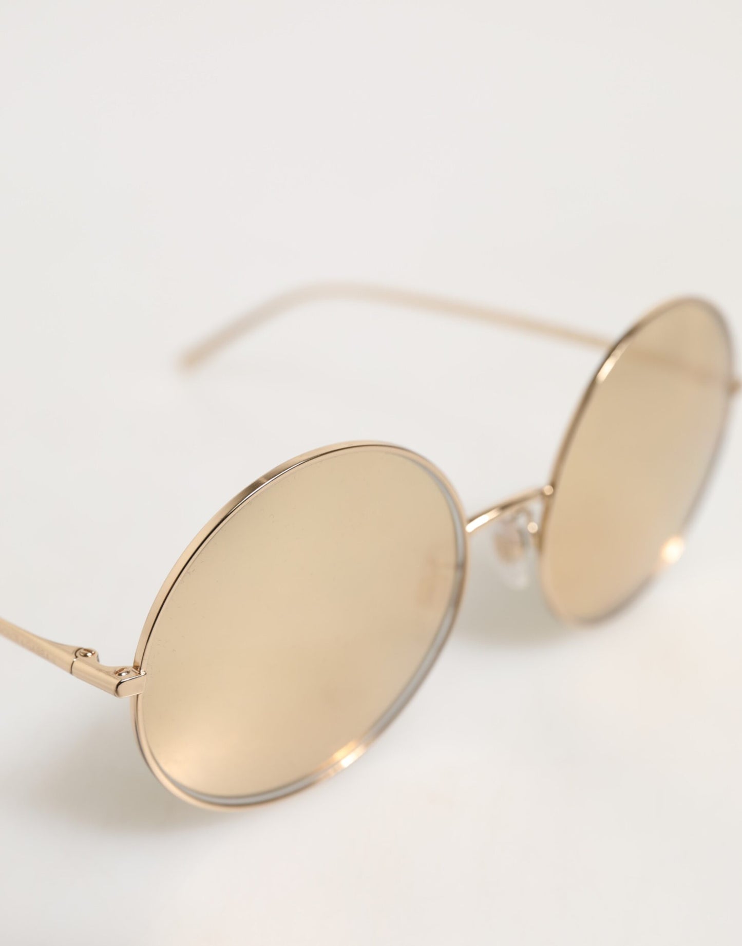 Dolce & Gabbana Gold Metal Round Shades - DG2215K Eyewear