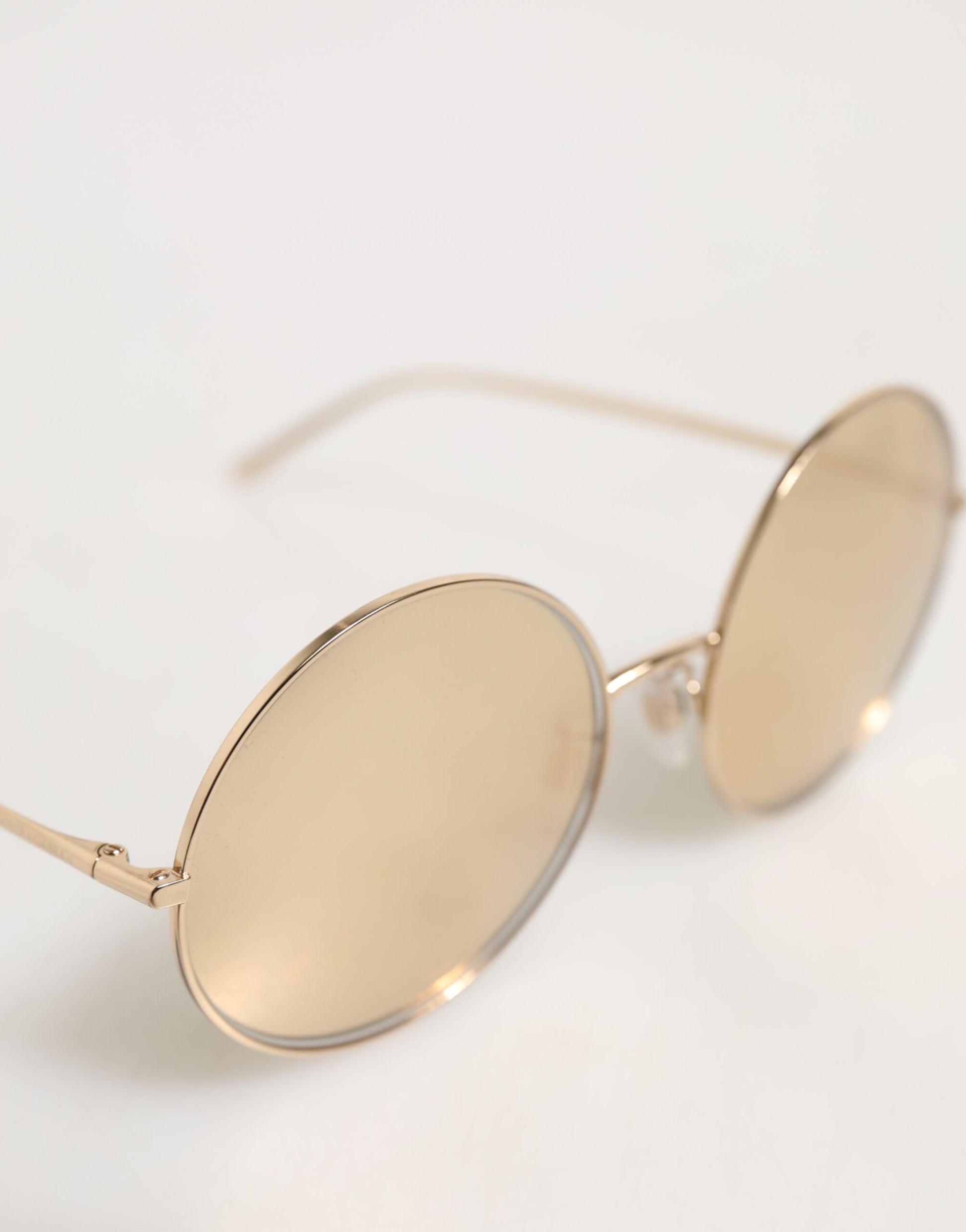 Dolce & Gabbana Gold Metal Round Shades - DG2215K Eyewear