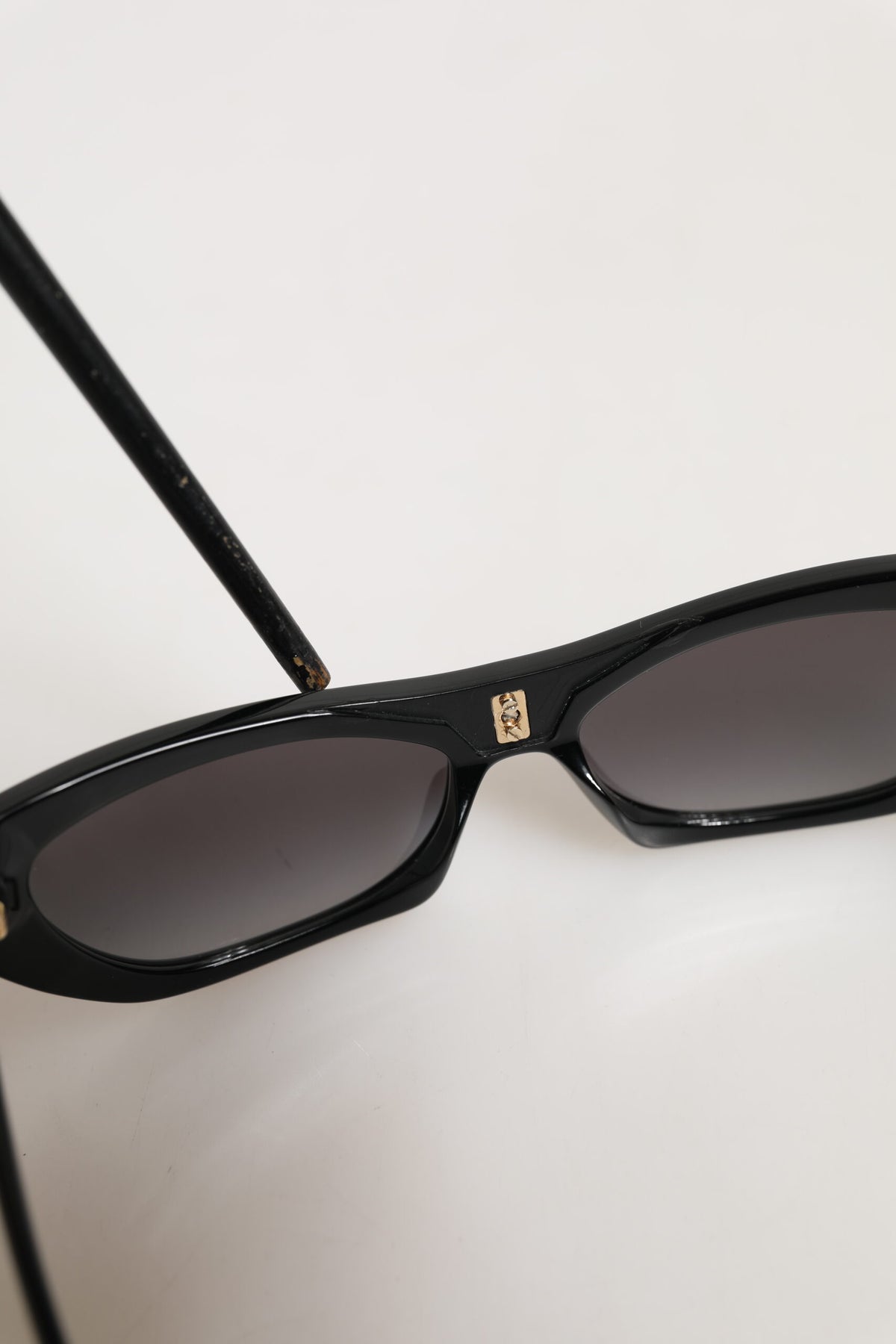 Dolce & Gabbana Black Re-Edition DNA Cat-Eye Frame Sunglasses
