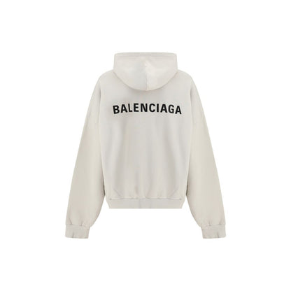Balenciaga White Logo Hoodie