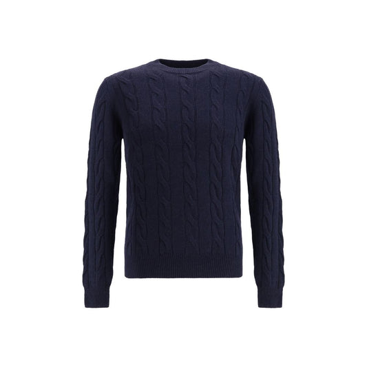 Aragona Cashmere Braided-effect Crewneck Sweater
