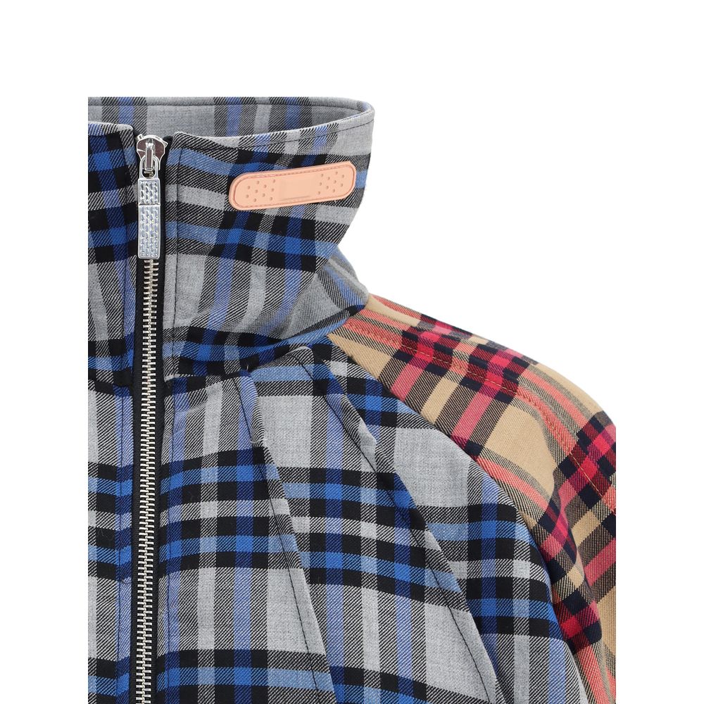 PDF Channel Federico Patchwork Check Jacket