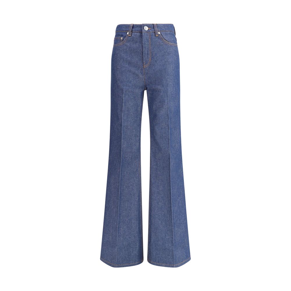 AMI Paris Flare Fit Jeans in Raw