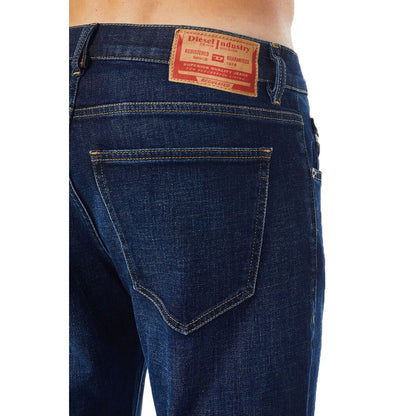 Diesel Blue Cotton Slim-Fit Jeans