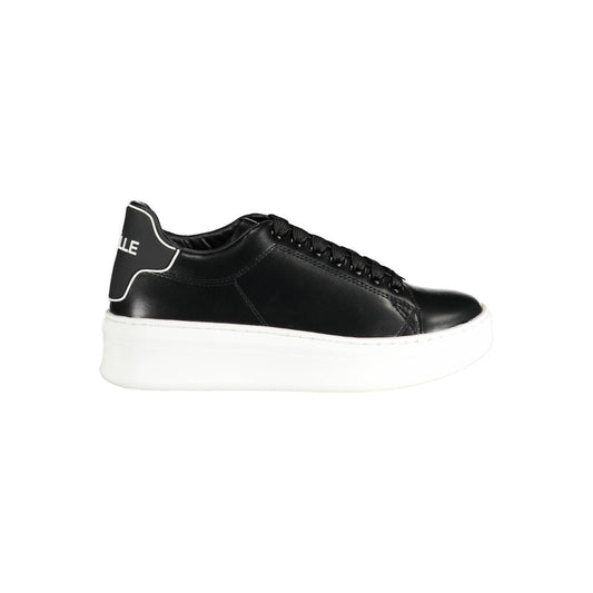 Gaelle Paris Black Polyethylene Sneaker - Urban Style Meets Comfort