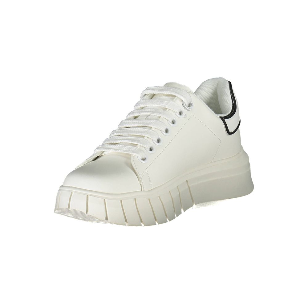 Gaëlle Paris White Polyester Sneakers