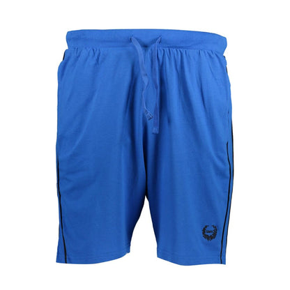 Gianmarco Venturi Blue Cotton Shorts