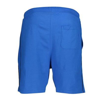 Gianmarco Venturi Blue Cotton Shorts