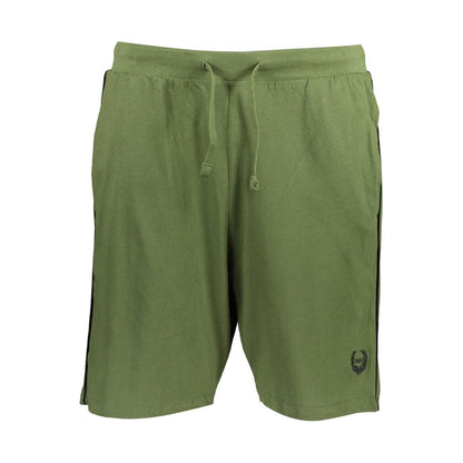 Gianmarco Venturi Green Cotton Shorts