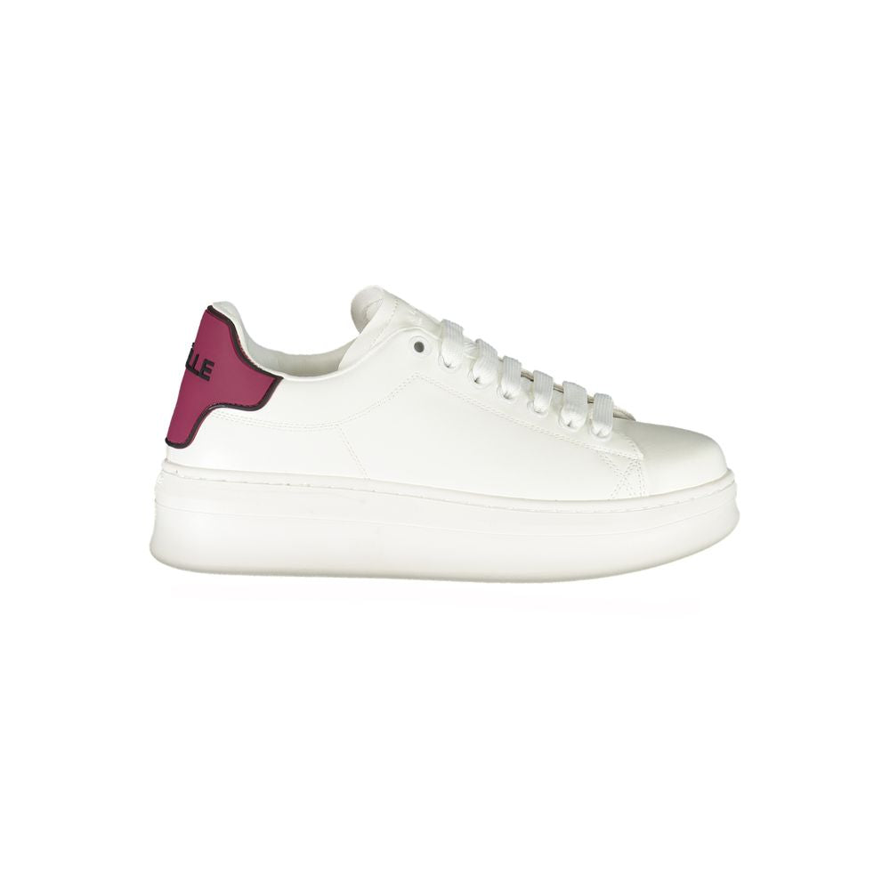 Gaelle Paris Red Polyethylene Sneakers - Bold Urban Footwear