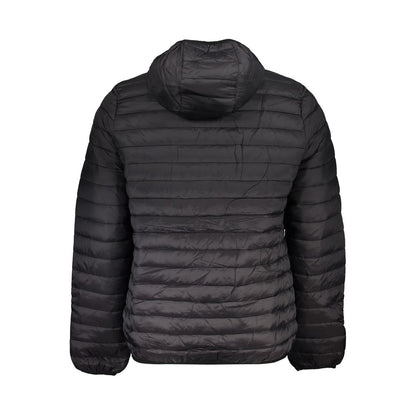 Gianmarco Venturi Long Sleeved Black Polyamide Jacket with Hood