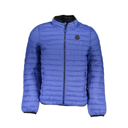 Gianmarco Venturi Blue Polyamide Long Sleeve Jacket