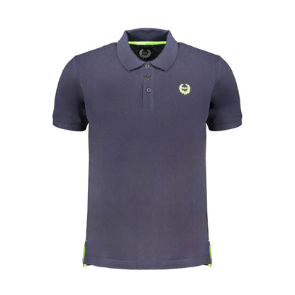 Gianmarco Venturi Blue Cotton Polo Shirt – Classic Style for Every Occasion