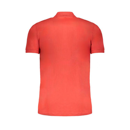Gianmarco Venturi Red Cotton Polo Shirt