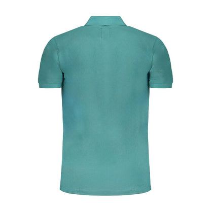 Gianmarco Venturi Green Cotton Polo Shirt