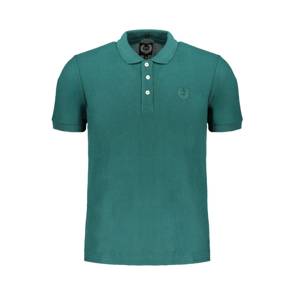 Gianmarco Venturi Green Cotton Polo Shirt - Stylish and Comfortable