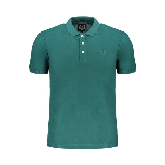 Gianmarco Venturi Green Cotton Polo Shirt - Stylish and Comfortable