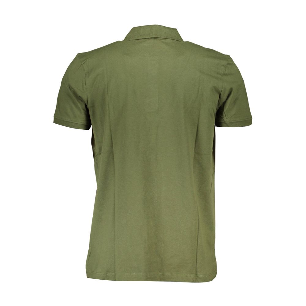 Gianmarco Venturi Green Cotton Polo Shirt - Stylish Comfort Redefined