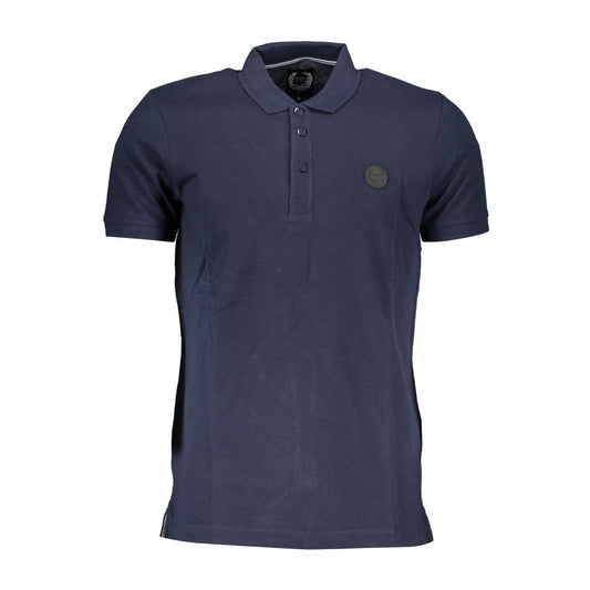 Gianmarco Venturi Blue Cotton Polo Shirt - Classic Comfort and Style