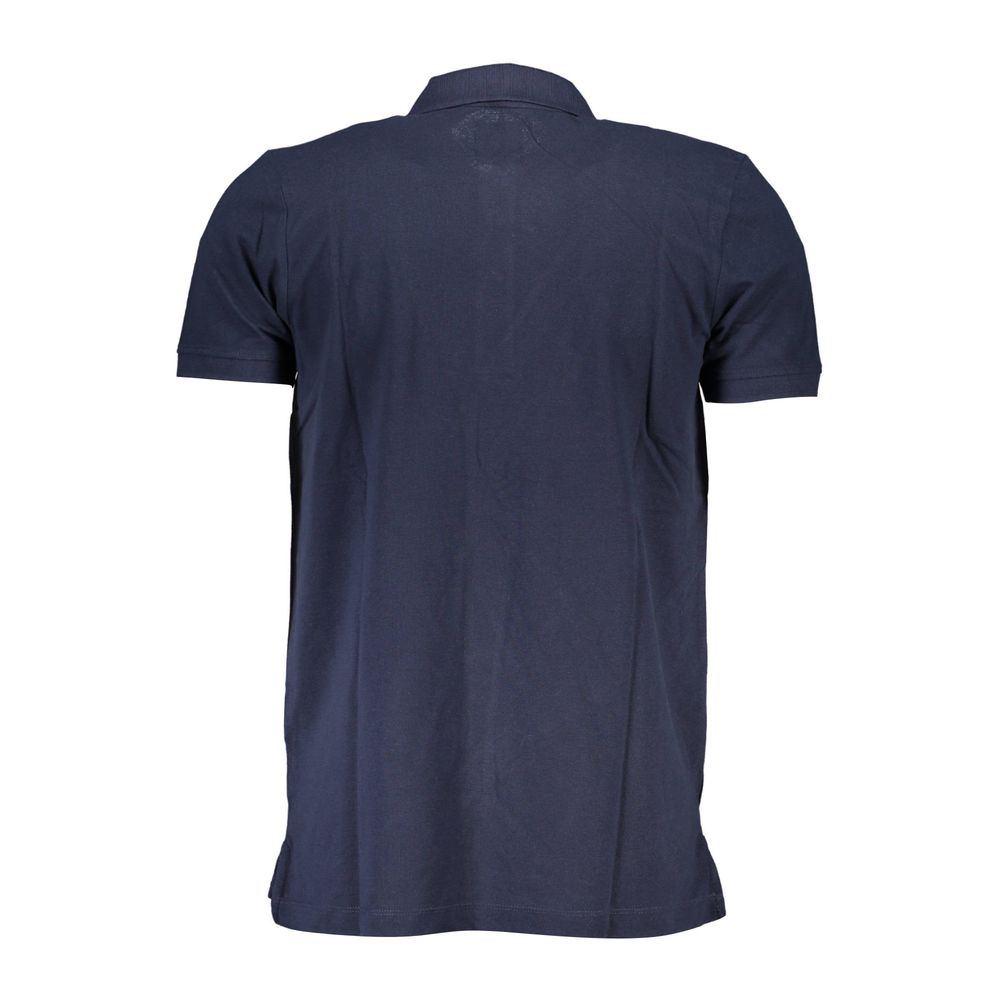 Gianmarco Venturi Blue Cotton Polo Shirt - Classic Comfort and Style