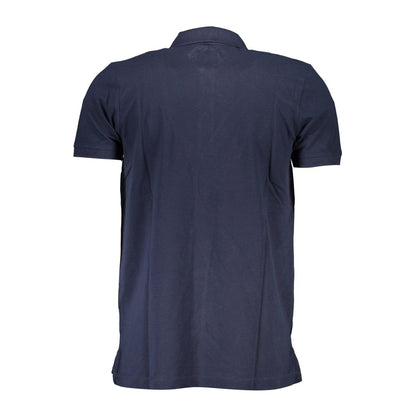Gianmarco Venturi Blue Cotton Polo Shirt - Classic Comfort and Style