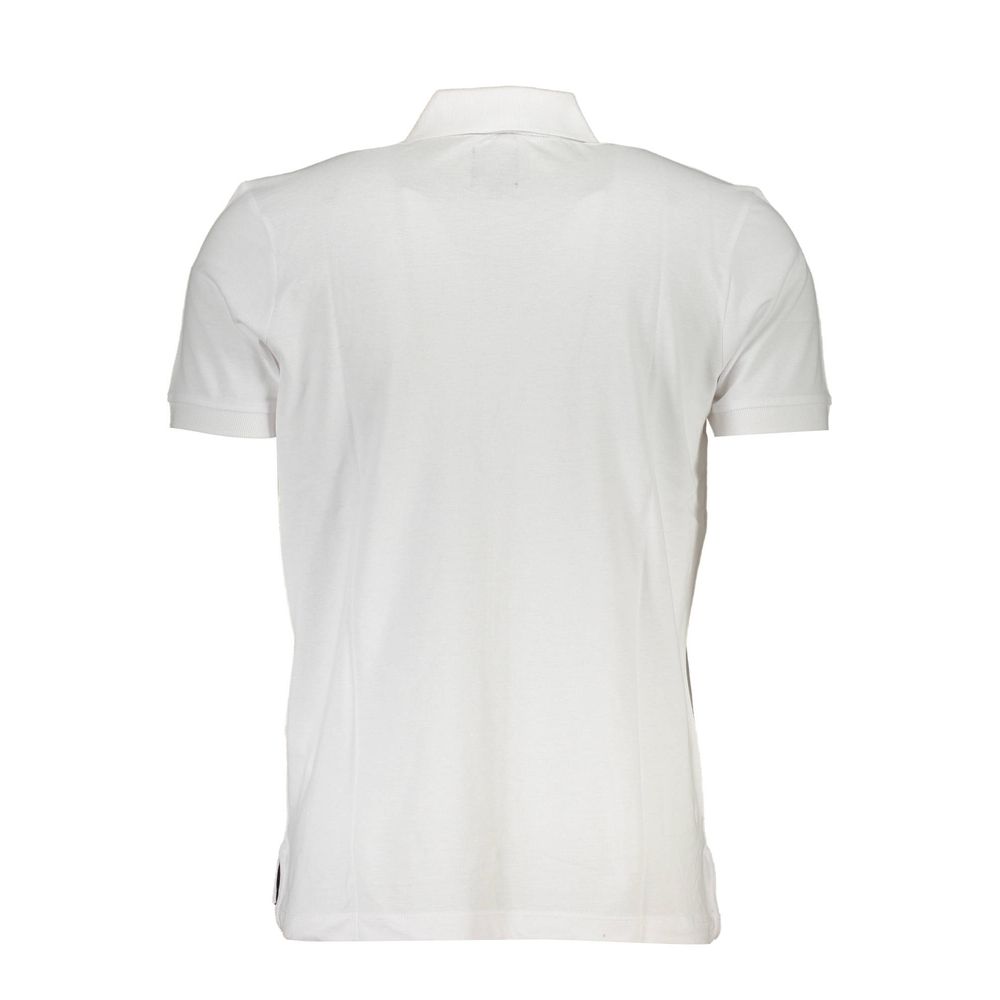 Gianmarco Venturi Classic White Cotton Polo Shirt