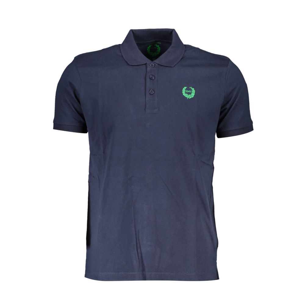 Gianmarco Venturi Blue Cotton Polo Shirt - Stylish Comfort for Every Occasion