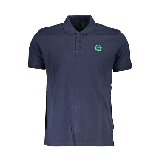 Gianmarco Venturi Blue Cotton Polo Shirt - Stylish Comfort for Every Occasion