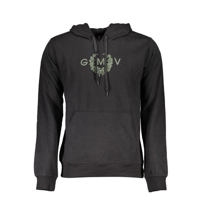 Gianmarco Venturi Black Cotton Sweatshirt