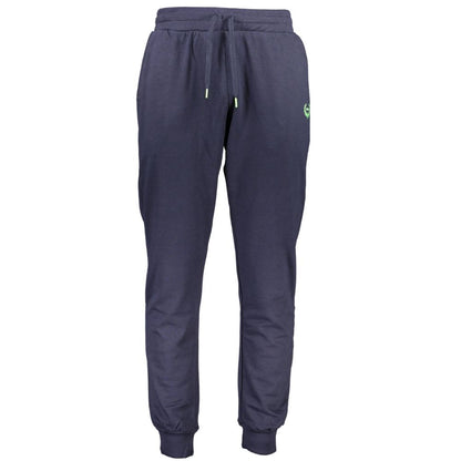 Gianmarco Venturi Blue Cotton Pants: Effortless Elegance