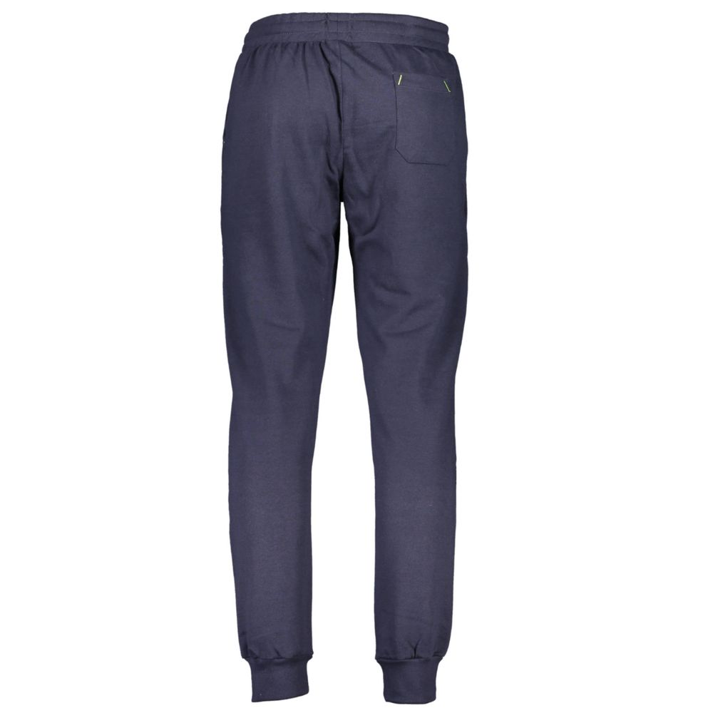 Gianmarco Venturi Blue Cotton Pants: Effortless Elegance