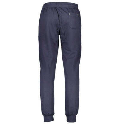 Gianmarco Venturi Blue Cotton Pants: Effortless Elegance