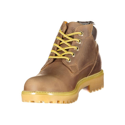 Lumberjack Brown Polyester Sneaker - Urban & Outdoor Comfort