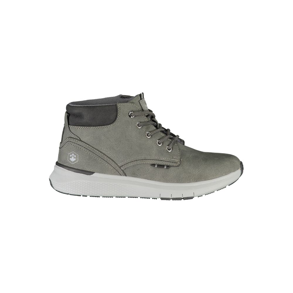 Lumberjack Grigio Polyester Men's Sneaker - Effortless Style Meets Comfort