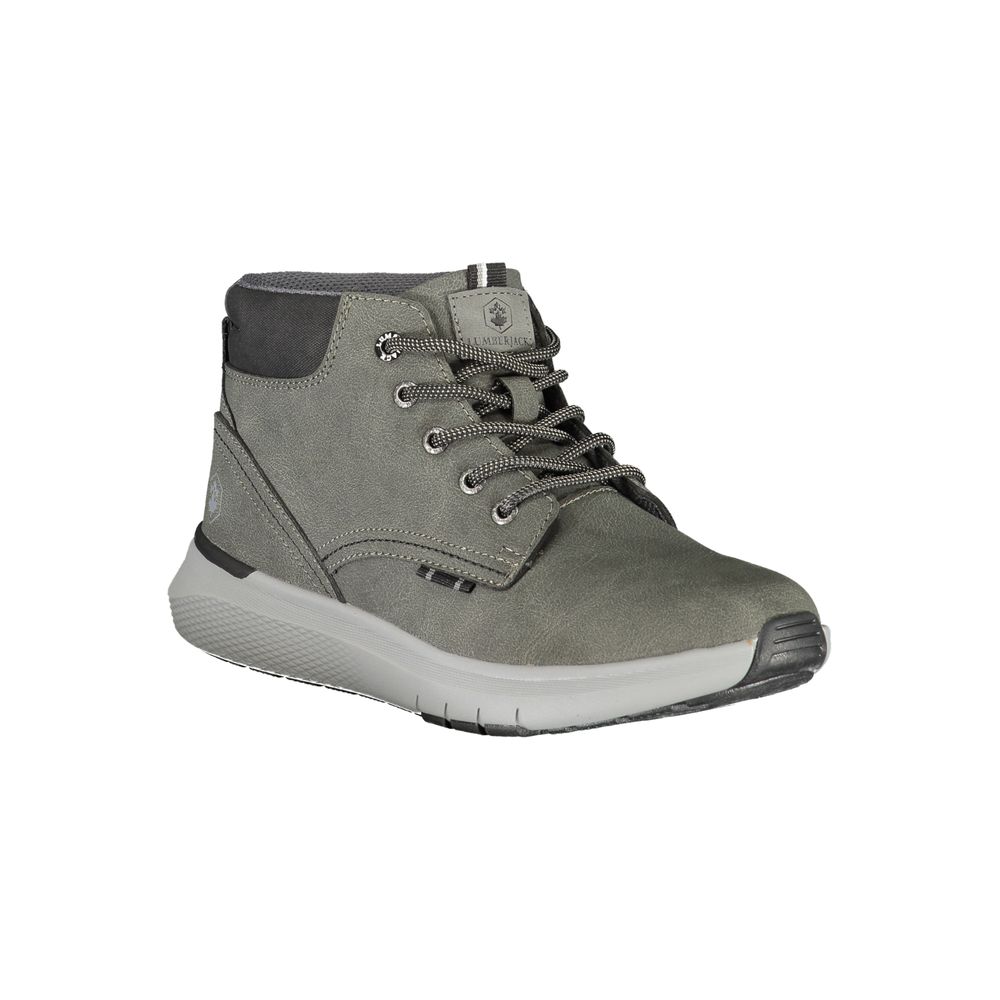Lumberjack Grigio Polyester Men's Sneaker - Effortless Style Meets Comfort