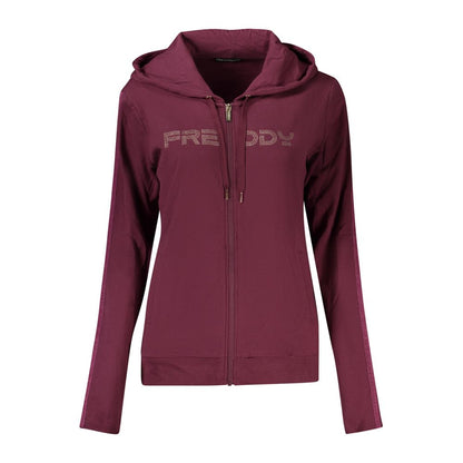 Freddy Viola Cotton Women Hoodie - Elevate Your Casual Style