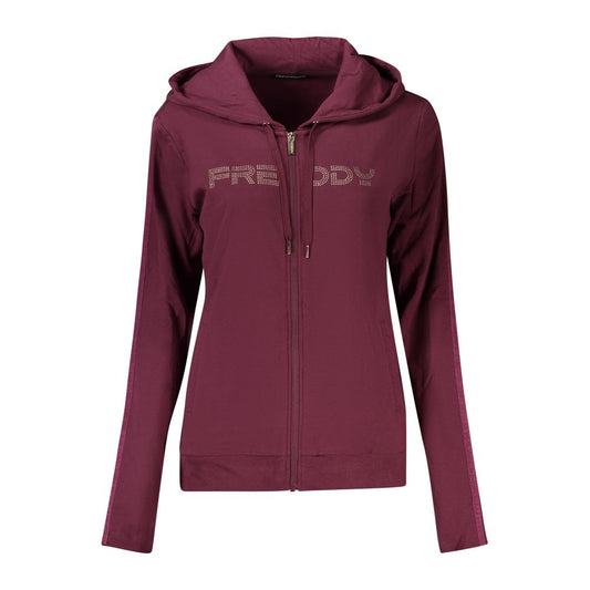 Freddy Viola Cotton Women Hoodie - Elevate Your Casual Style