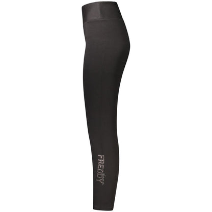 Freddy Black Cotton Women's Sweatpant