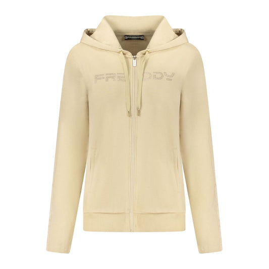 Freddy Beige Cotton Sweatshirt