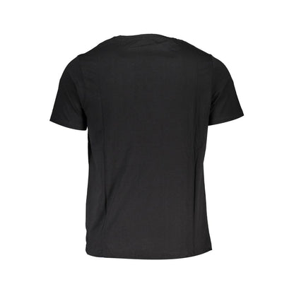 Gianmarco Venturi Black Cotton T-Shirt - Elegant Everyday Essential