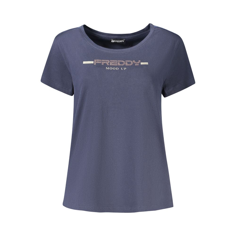 Freddy Blue Cotton T-Shirt: Effortless Style Meets Comfort