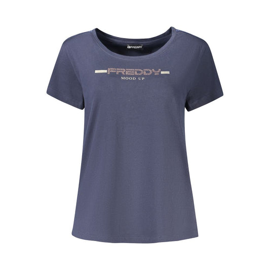 Freddy Blue Cotton T-Shirt: Effortless Style Meets Comfort