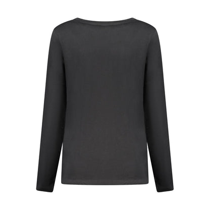 Freddy Black Cotton Long-Sleeved T-Shirt