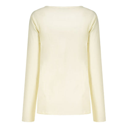 Freddy White Cotton Long-Sleeved T-Shirt