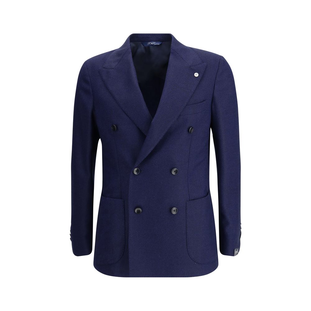 Gi Capri Double-Breasted Jacket in Virgin Wool