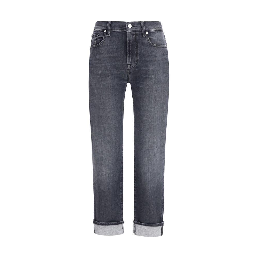 7FOR Relaxed Skinny Slim Illusion Jeans