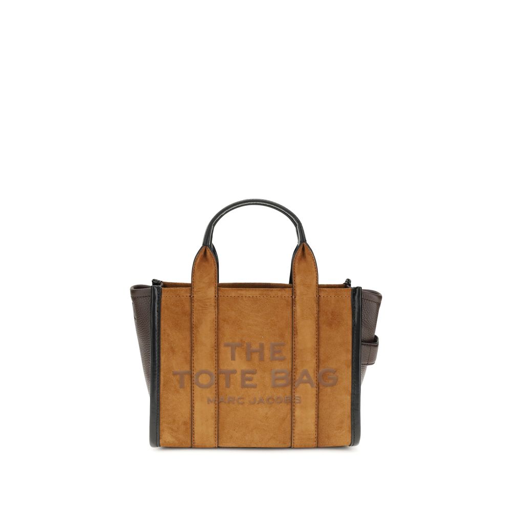 Marc Jacobs Small Brown Suede & Leather Tote Bag