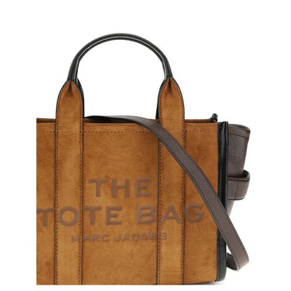Marc Jacobs Small Brown Suede & Leather Tote Bag